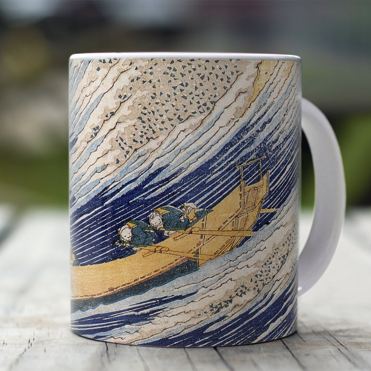 Tasse Goebel The Wave – Design Hokusai Silver – Porcelaine – Neuf En Emballage D’origine