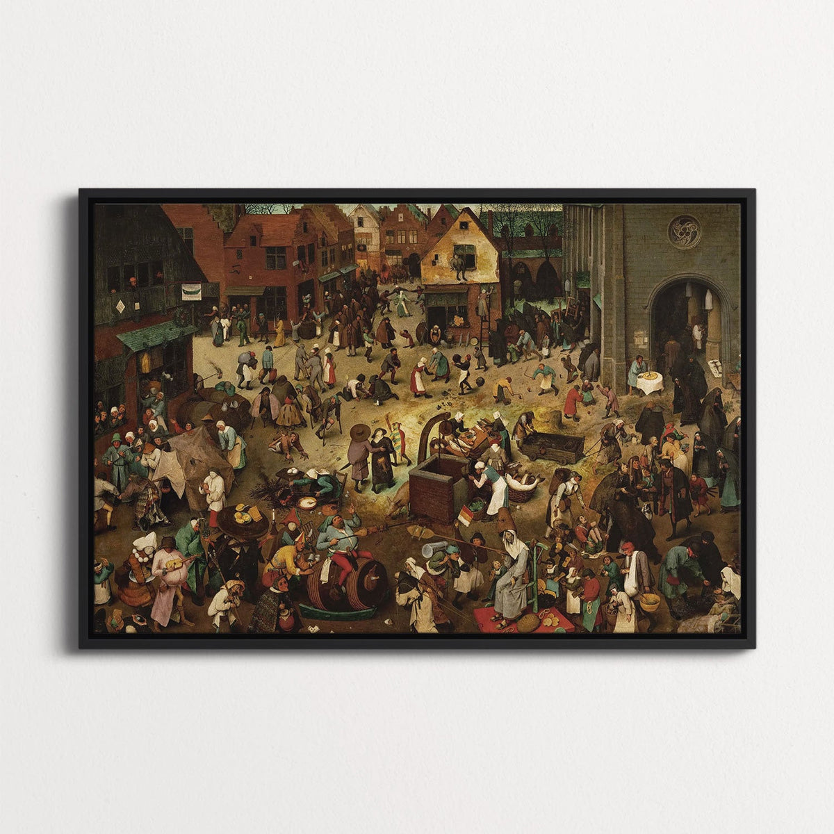 Fight Between Carnival and Lent by Pieter Bruegel the Elder