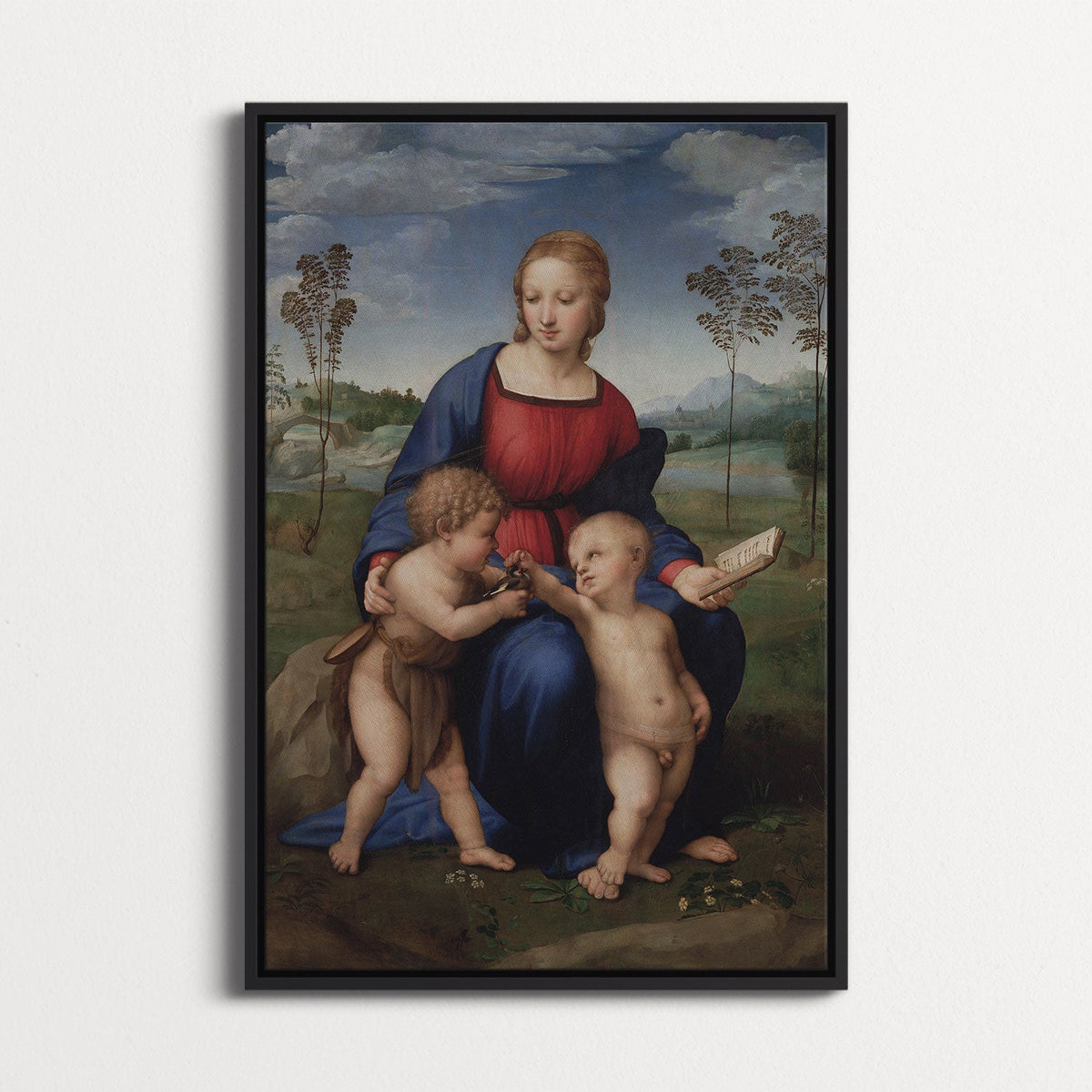 Madonna of the Goldfinch by Raphael - Framed Canvas | ArtPointOne