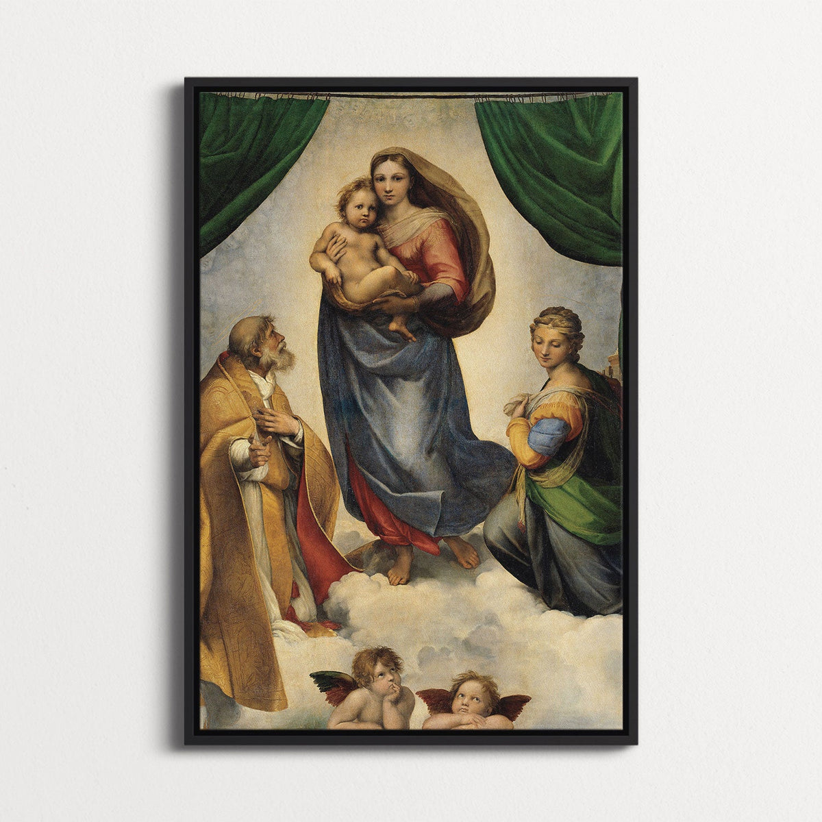Sistine Madonna by Raphael - Framed Canvas | ArtPointOne