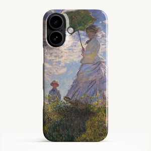 Woman with a Parasol by Claude Monet - iPhone Cases