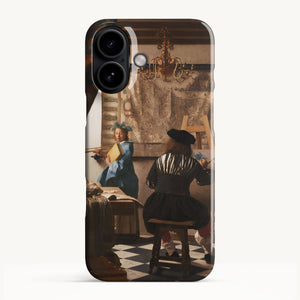 The Art of Painting by Johannes Vermeer - iPhone Cases