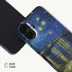 Starry Night over Rhone by Vincent van Gogh - iPhone Cases