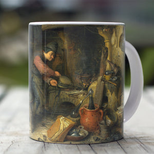 Ceramic Mugs Adriaen van Ostade Alchemist