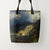 Tote Bags Albert Bierstadt A Storm in the Rocky Mountains, Mt. Rosalie