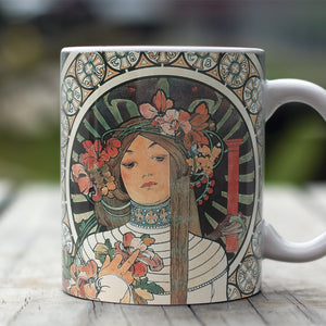 Ceramic Mugs Alphonse Mucha La Trappistine