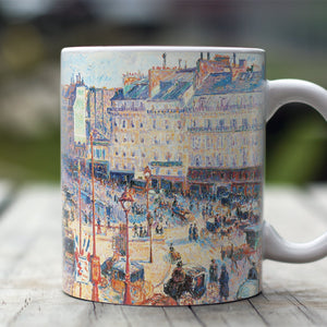 Ceramic Mugs Camille Pissarro Place du Havre, Paris