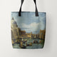 Tote Bags Canaletto The Entrance to the Grand Canal