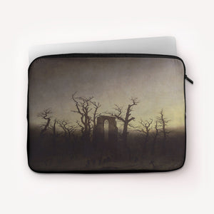 Laptop Sleeves Caspar David Friedrich The Abbey in the Oakwood