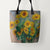 Tote Bags Claude Monet Bouquet of Sunflowers