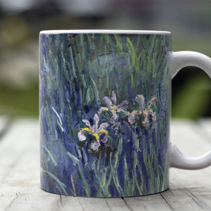 Ceramic Mugs Claude Monet Irises