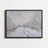 Snow Scene at Argenteuil