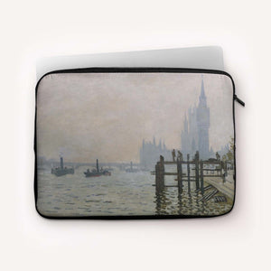 Laptop Sleeves Claude Monet Thames below Westminster