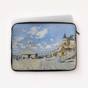 Laptop Sleeves Claude Monet The Boardwalk at Trouville