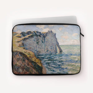 Laptop Sleeves Claude Monet The Cliff of Aval, Etretat