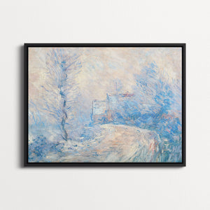 The Road to Giverny in Winter