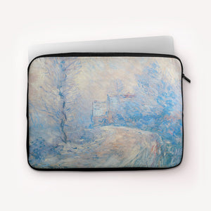 Laptop Sleeves Claude Monet The Road to Giverny in Winter