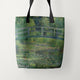 Tote Bags Claude Monet Waterlily Pond