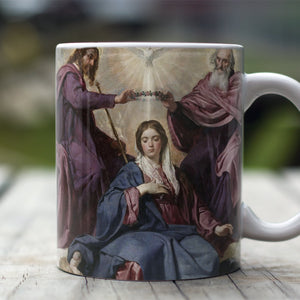 Ceramic Mugs Diego Velazquez The Coronation of the Virgin