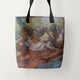 Tote Bags Edgar Degas Four Ballet Dancers on Stage