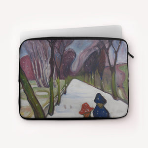 Laptop Sleeves Edvard Munch New Snow in the Avenue