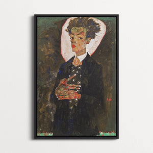 Self-Portrait with Peacock Vest