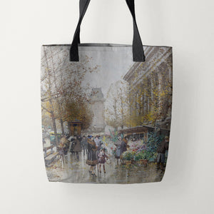 Tote Bags Eugene Galien-Laloue Flower Market