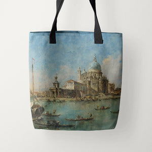 Tote Bags Franchesco Guardi Venice: The Punta della Dogana