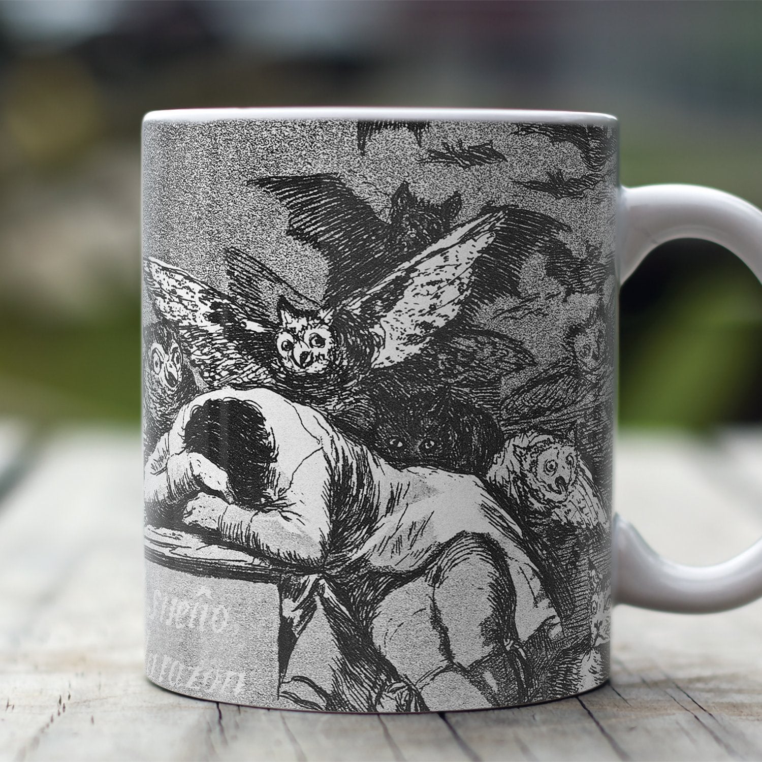 francisco goya the sleep of reason produces monsters The Sleep of Reason Produces Monsters by Francisco Goya - Ceramic Mug