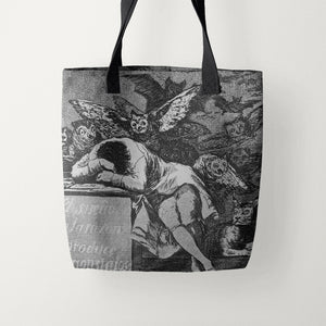 Tote Bags Francisco Goya The Sleep of Reason Produces Monsters