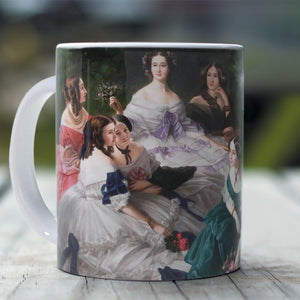 Ceramic Mugs Franz Xaver Winterhalter The Empress Eugenie Surrounded by her Ladies in Waiting