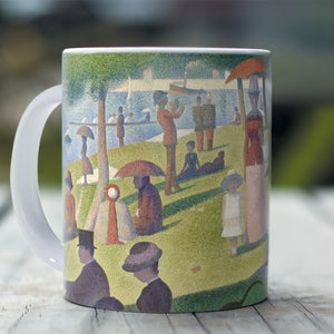 Ceramic Mugs Georges Seurat A Sunday Afternoon on the Island of La Grande Jatte