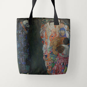 Tote Bags Gustav Klimt Death and Life