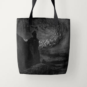 Tote Bags Gustave Doré Hurricane of Souls