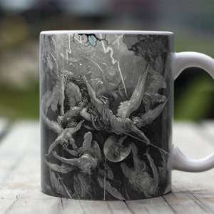 Ceramic Mugs Gustave Doré Paradise Lost, Book VI