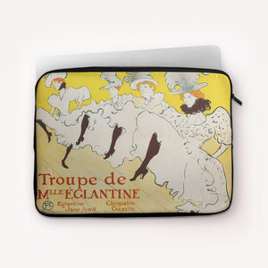 Laptop Sleeves Henri de Toulouse-Lautrec La Troupe De Mademoiselle Eglantine