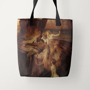 Tote Bags Herbert James Draper The Lament for Icarus