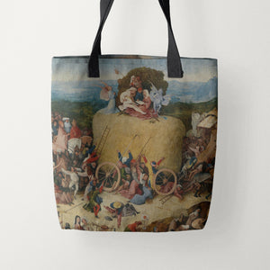 Tote Bags Hieronymus Bosch The Hay Wain