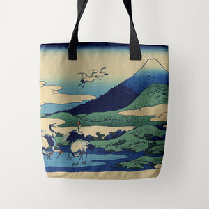 Tote Bags Hokusai Umezawa in Sagami province