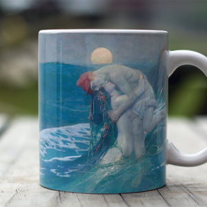 Ceramic Mugs Howard Pyle Mermaid