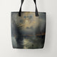 Tote Bags Ivan Aivazovsky A Sailing Ship on a High Sea by Moonlight