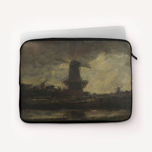 Laptop Sleeves Jacob Hendricus Maris Three Windmills