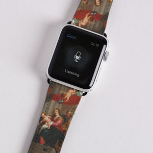 Apple Watch Band Jan van Kessel A Wreath of Flowers with the Holy Family