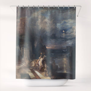 Shower Curtains JMW Turner The Parting of Hero and Leander