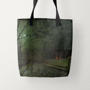 Tote Bags John Grimshaw Silver Moonlight