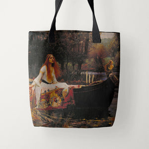 Tote Bags John Waterhouse The Lady of Shalott