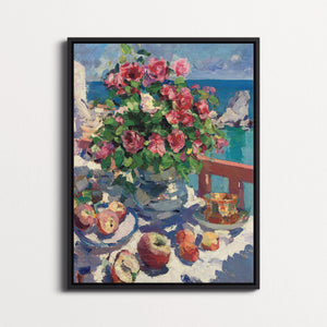 Still Life with Roses and Apples