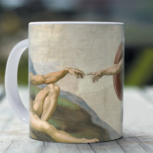 Ceramic Mugs Michelangelo The Creation of Adam