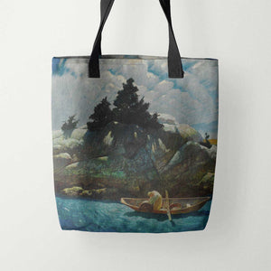 Tote Bags N. C. Wyeth Black Spruce Ledge