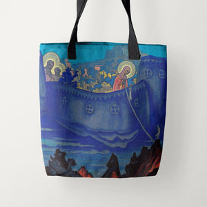 Tote Bags Nicholas Roerich Madonna Laboris